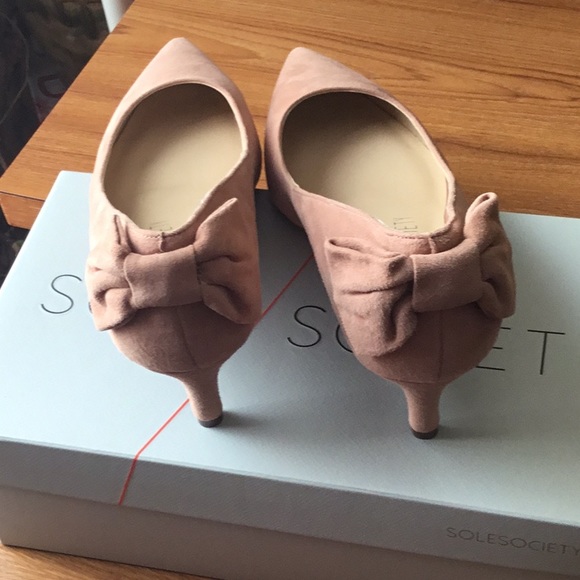 Sole Society Close shoes aged Rose kids Suede 7.5 - Picture 2 of 6